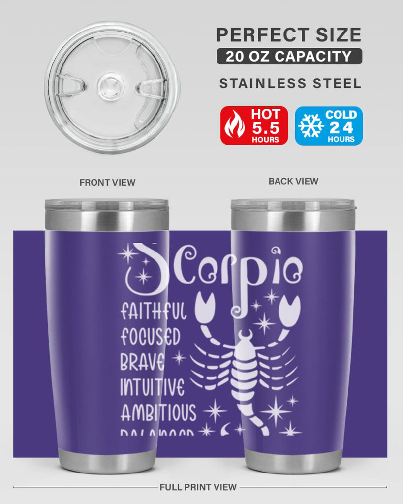 scorpio 435#- zodiac- Tumbler