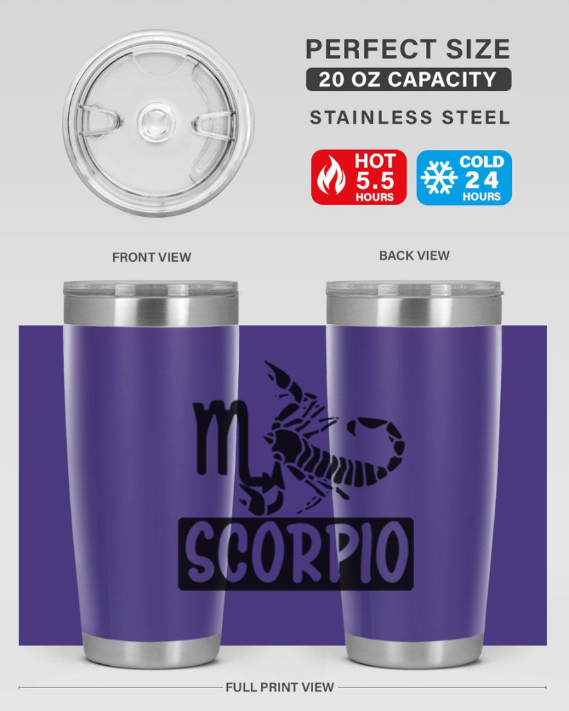 scorpio 440#- zodiac- Tumbler