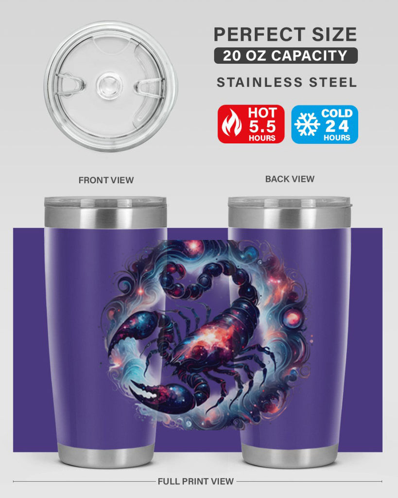 scorpio 462#- zodiac- Tumbler
