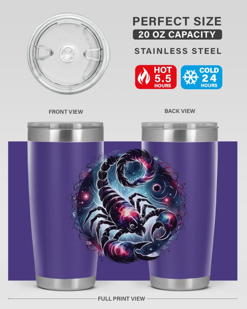 scorpio 463#- zodiac- Tumbler
