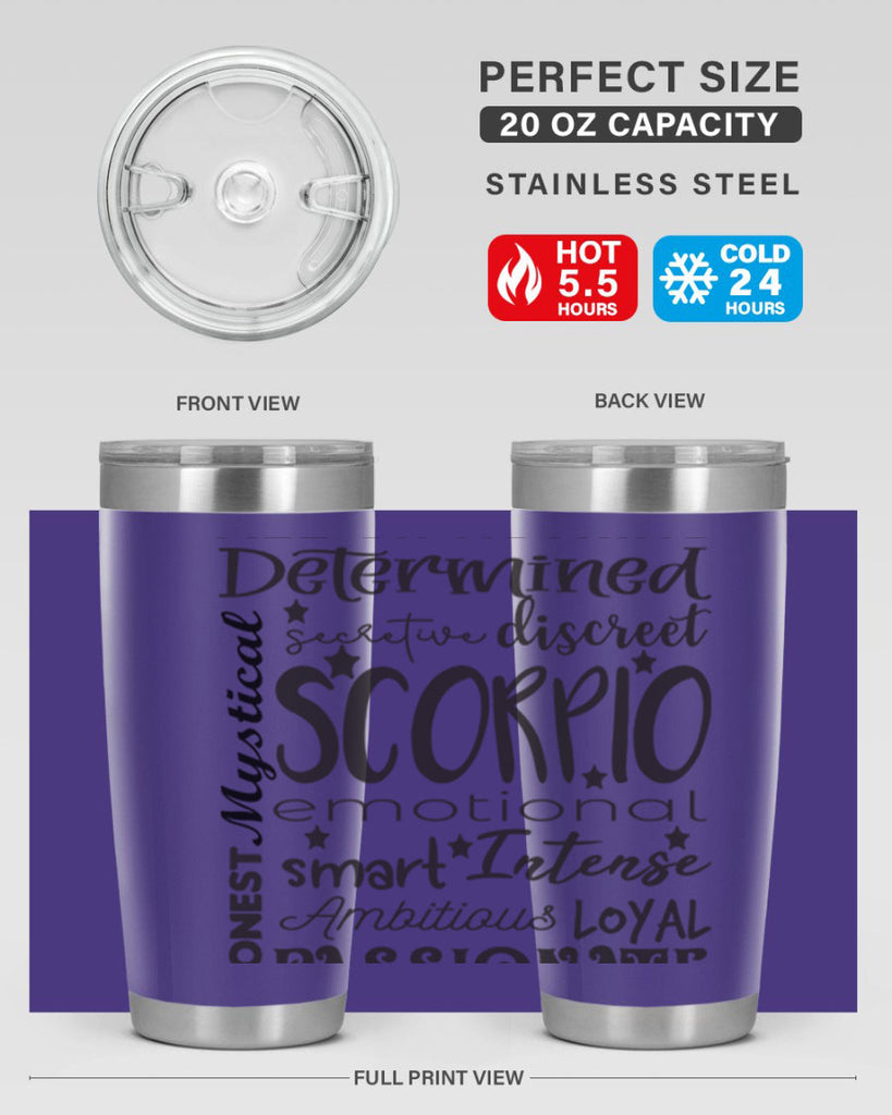 scorpio 572#- zodiac- Tumbler