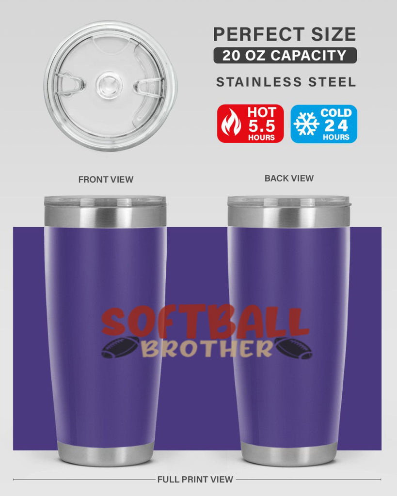 softball brother 2276#- softball- Tumbler