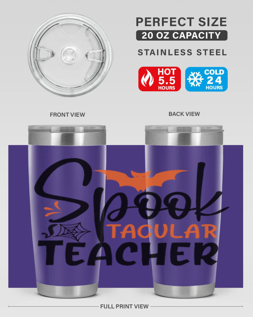 spooktacular teacher 106#- halloween- Tumbler