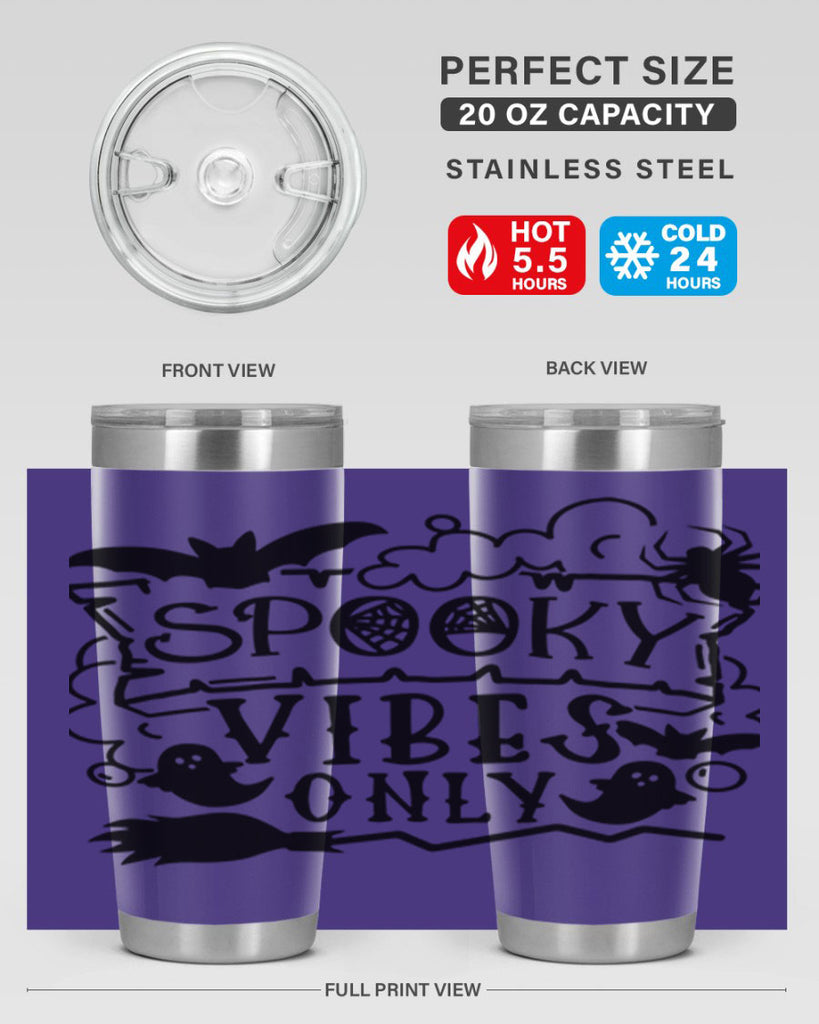 spooky vibes only 21#- halloween- Tumbler