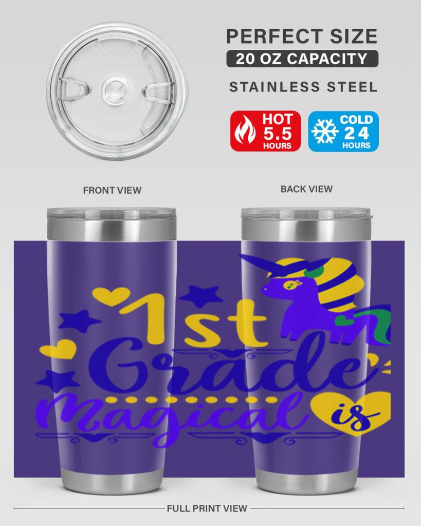 st grade magical 63#- mardi gras- Tumbler