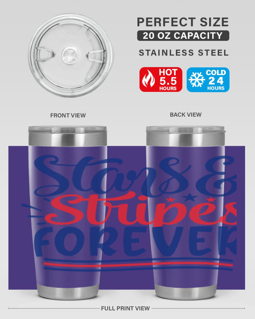 stars stripes forever Style 74#- Fourt Of July- Tumbler