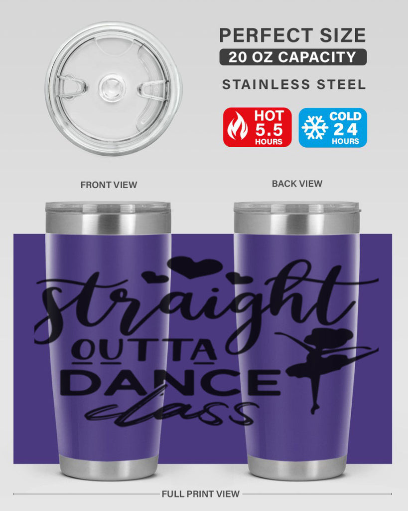 straight outta dance class 80#- ballet- Tumbler