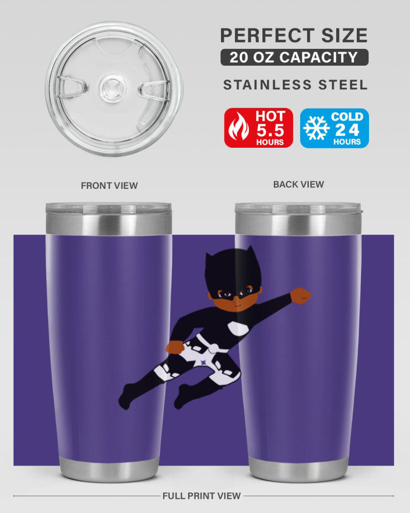 super kid 13#- black men - boys- tumbler