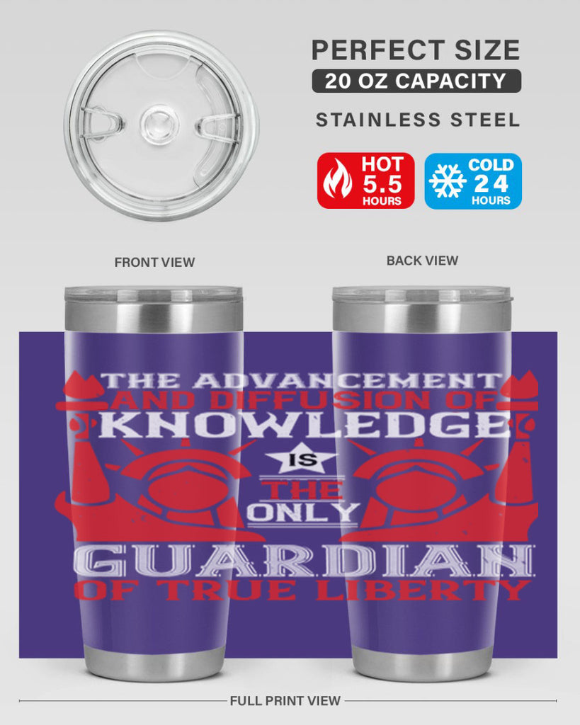 the advencement and diffusion of knowledge Style 190#- Fourt Of July- Tumbler
