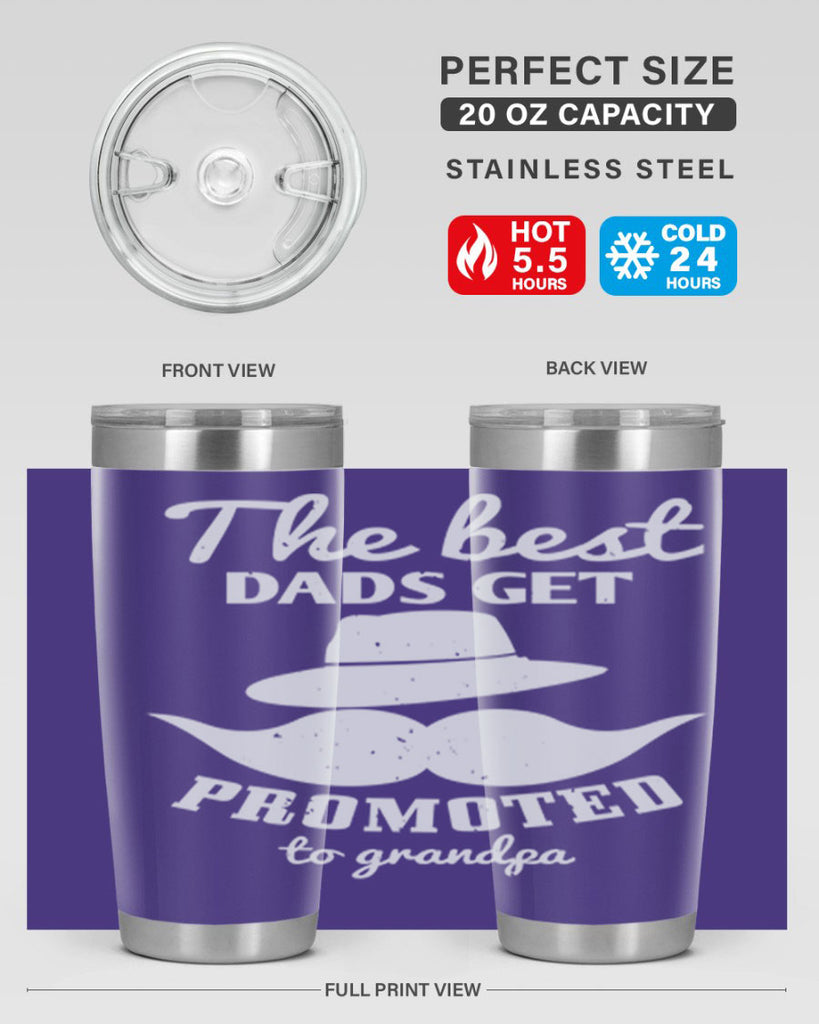 the best dads get promoted 164#- fathers day- Tumbler