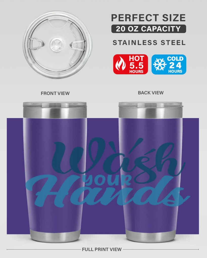 wash your hands 52#- bathroom- Tumbler