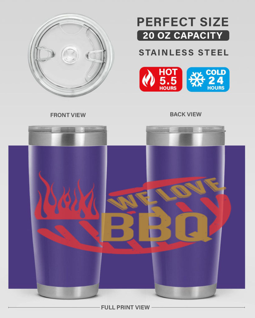 we love bbq 7#- bbq- Tumbler