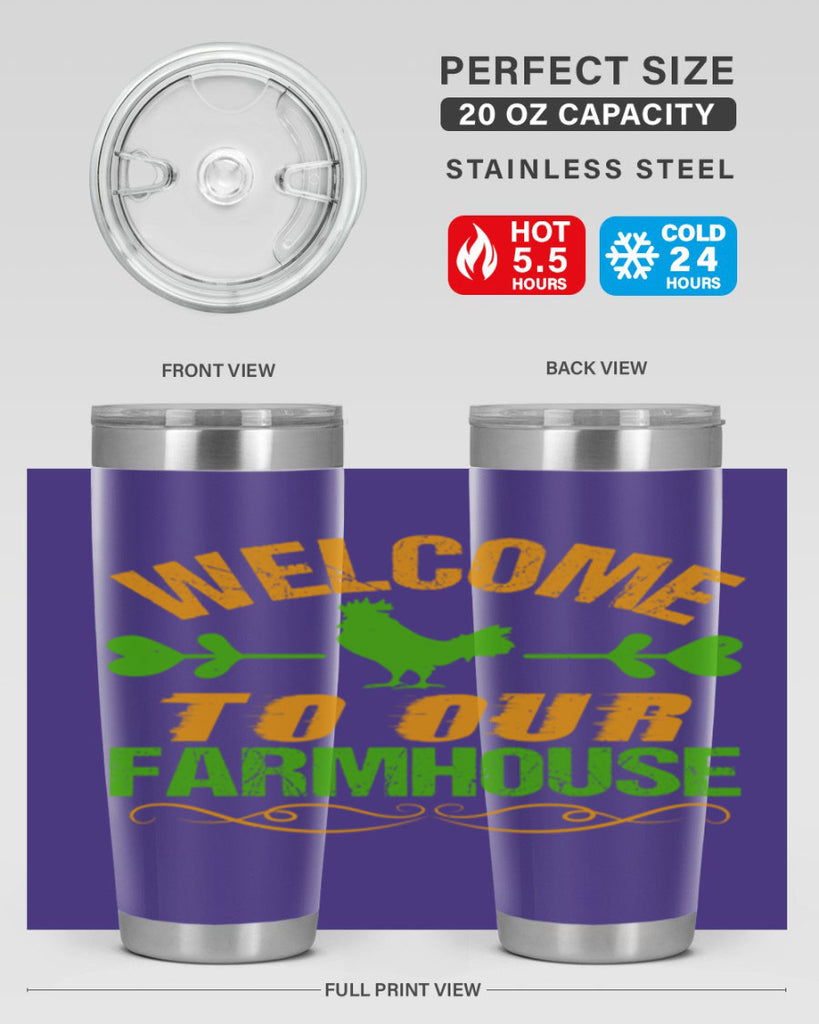 welcome to your farmhouse 28#- farming and gardening- Tumbler