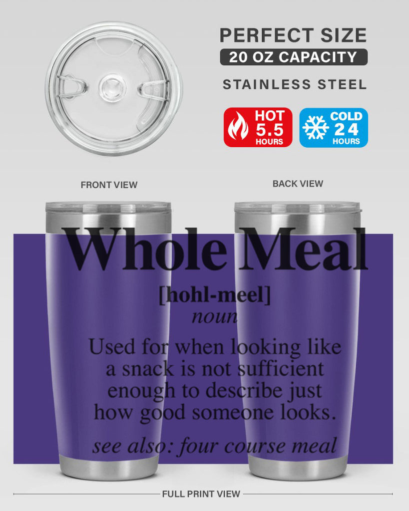 whole meal 10#- black words phrases- Cotton Tank