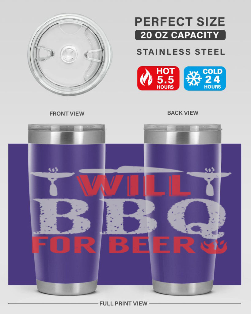 will bbq for beer 5#- bbq- Tumbler