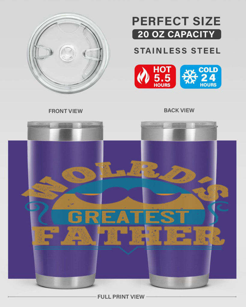 wolrds greatest father 154#- fathers day- Tumbler