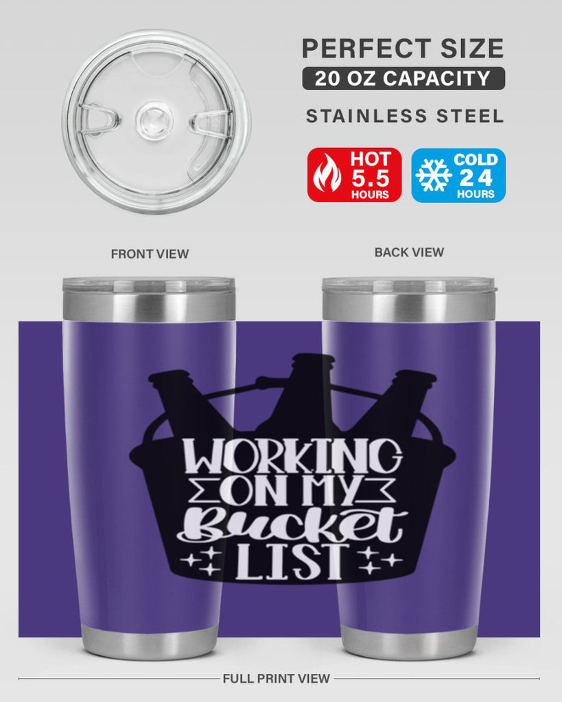 working on my bucket list 14#- beer- Tumbler