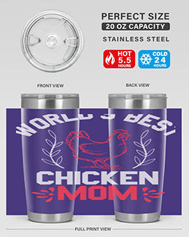 world’s best chicken mom Style 1#- chicken- Tumbler