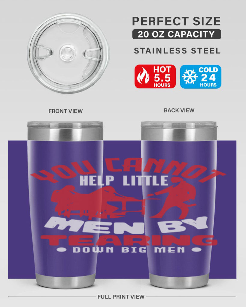 you cannot help little men Style 72#- Fourt Of July- Tumbler