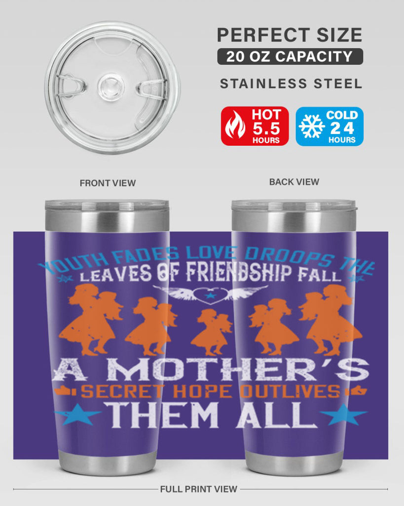 youth fades love droops 9#- mothers day- Tumbler