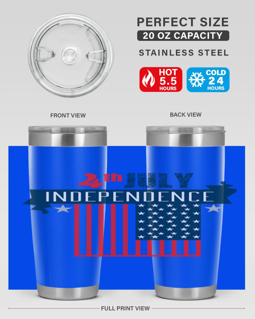 4th July Independent Style 65#- Fourt Of July- Tumbler