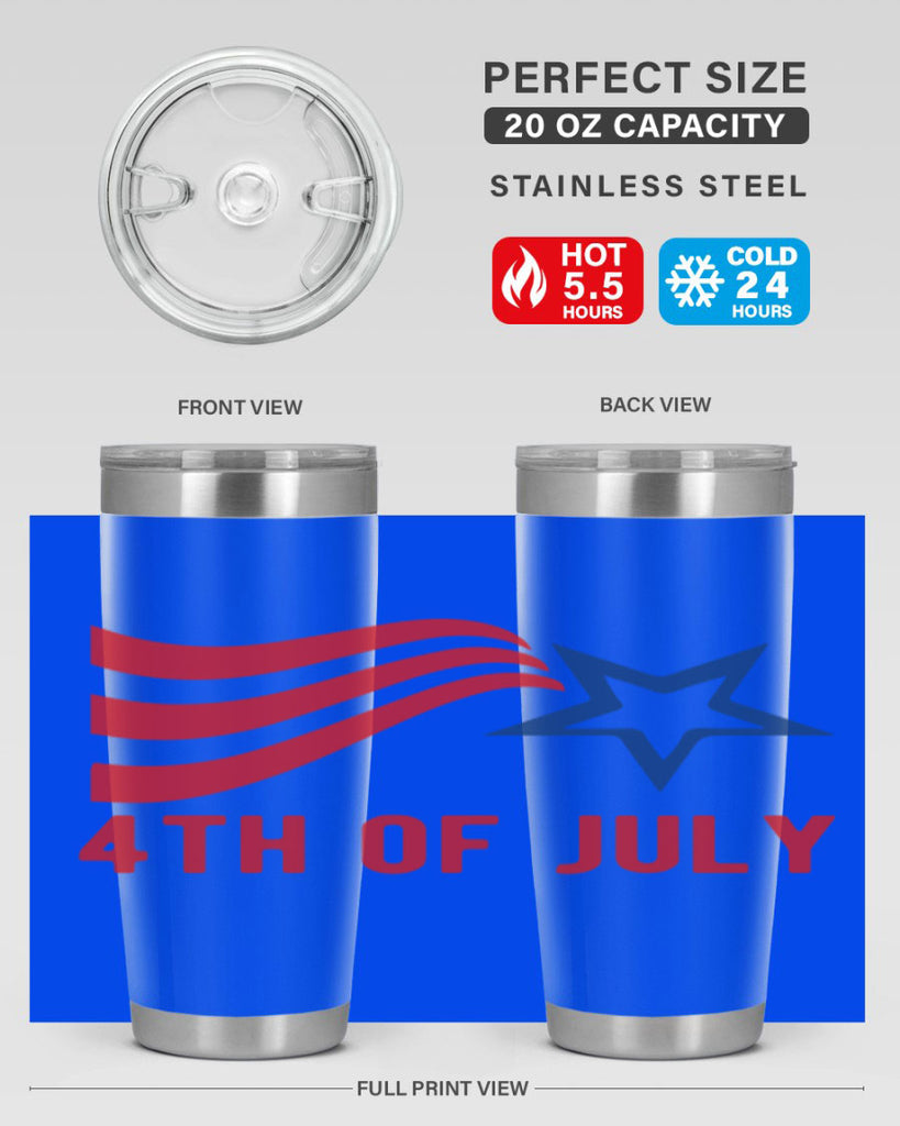 4th of July design Style 66#- Fourt Of July- Tumbler
