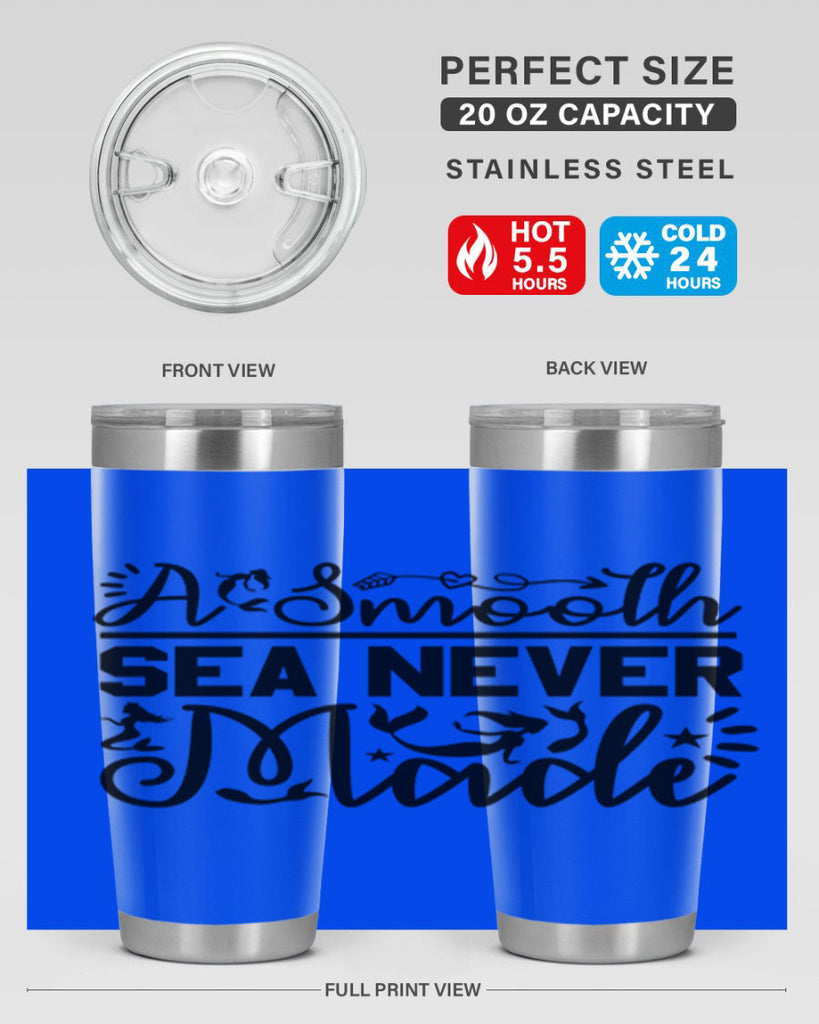 A Smooth Sea Never Made 11#- mermaid- Tumbler