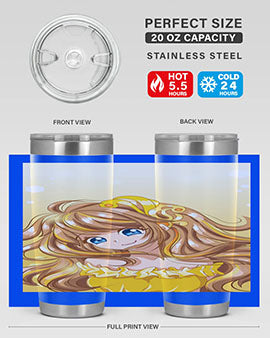 A beautiful and happy princess with gold dress game 131#- anime- Tumbler