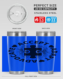 Accept Style 41#- autism- Tumbler
