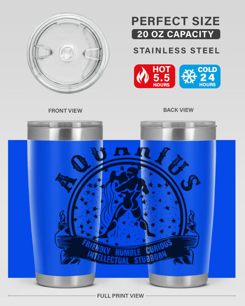 Aquarius 42#- zodiac- Tumbler
