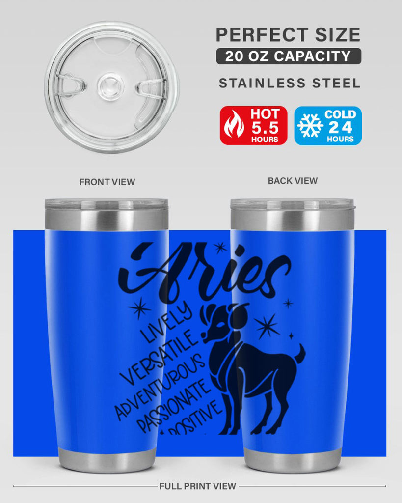 Aries 100#- zodiac- Tumbler