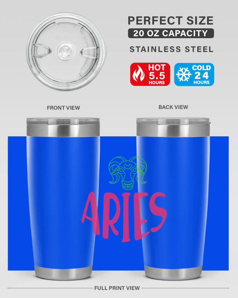Aries 101#- zodiac- Tumbler