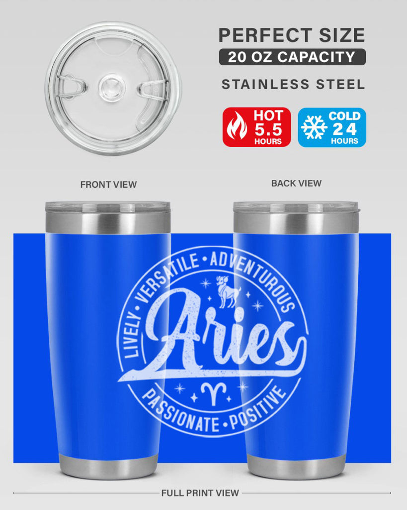 Aries 103#- zodiac- Tumbler