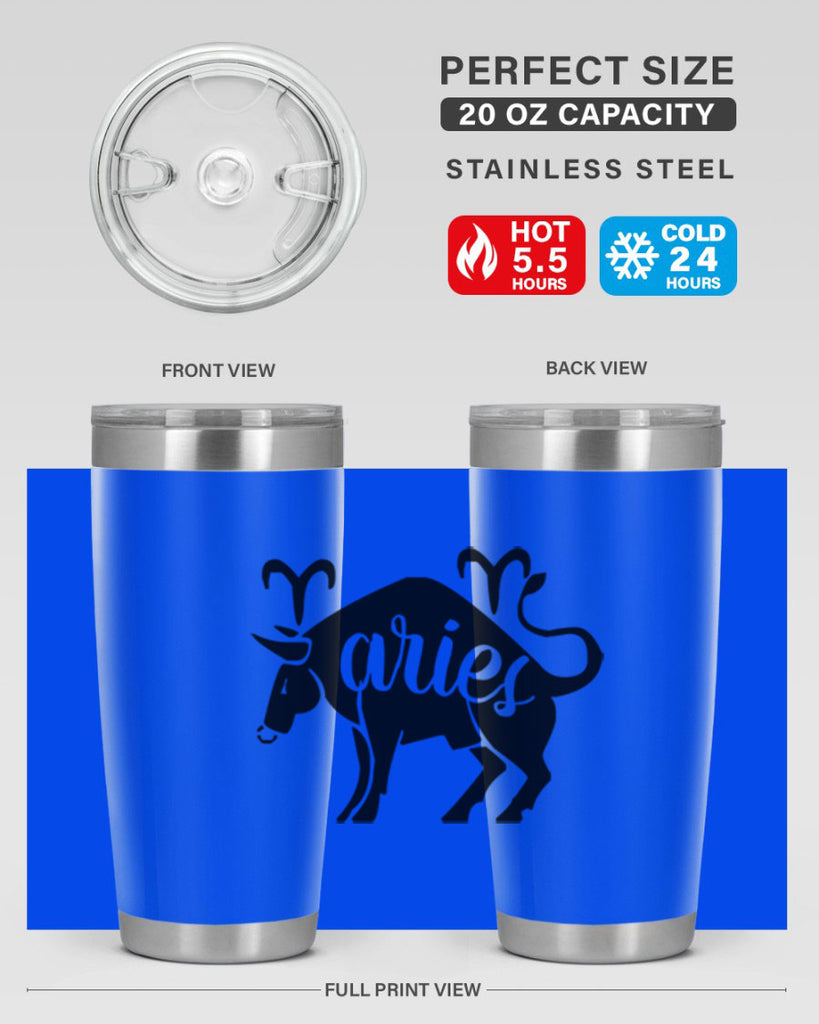 Aries 104#- zodiac- Tumbler