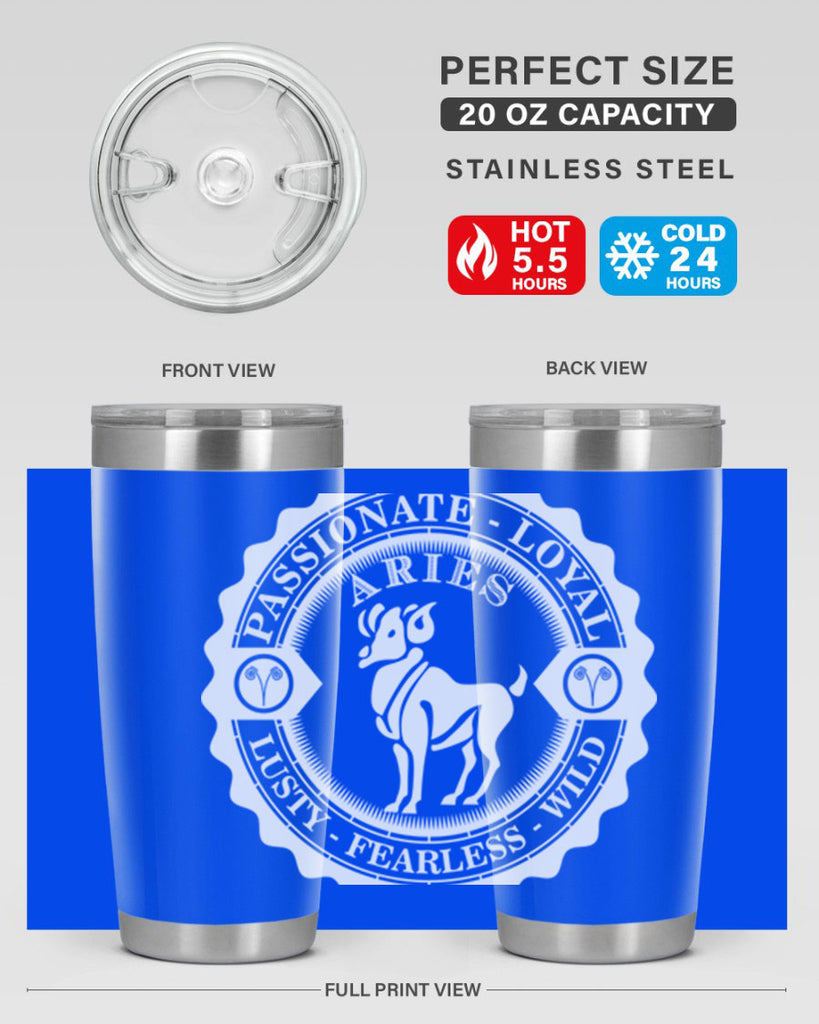 Aries 4#- zodiac- Tumbler