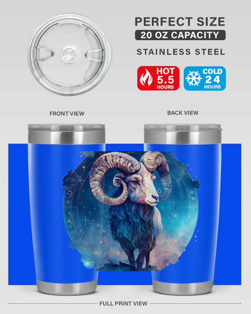 Aries 92#- zodiac- Tumbler