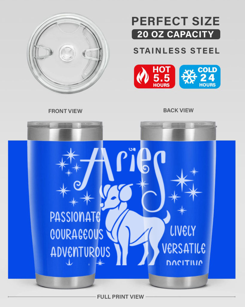 Aries 99#- zodiac- Tumbler