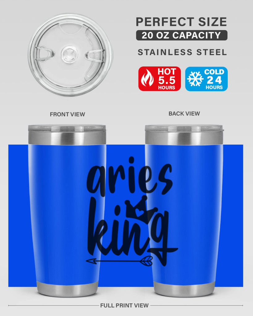 Aries king 108#- zodiac- Tumbler