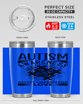 Autism awareness Style 43#- autism- Tumbler