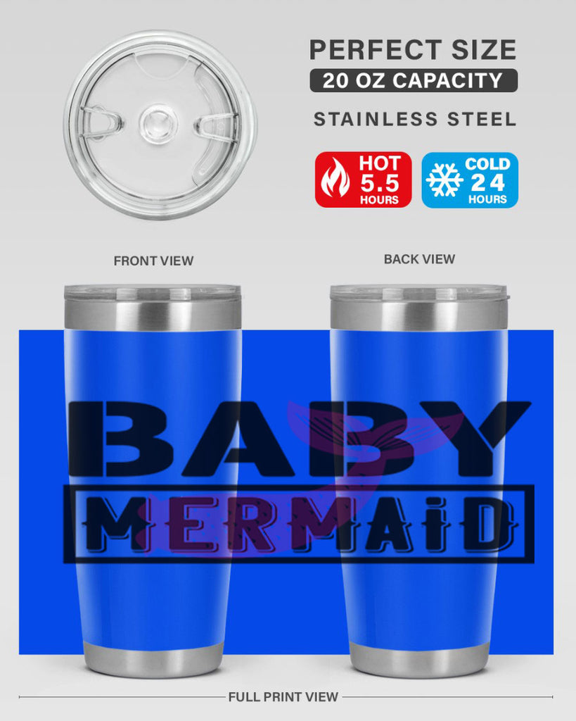 Baby mermaid 29#- mermaid- Tumbler
