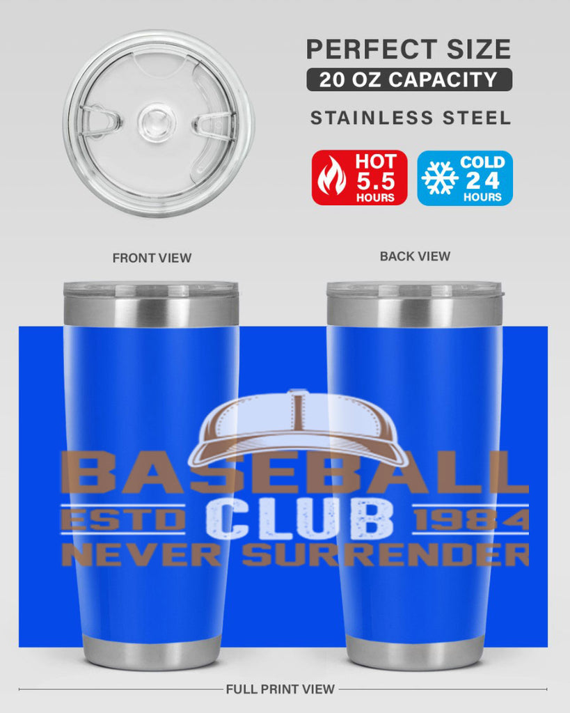 Base 1447#- baseball- Tumbler