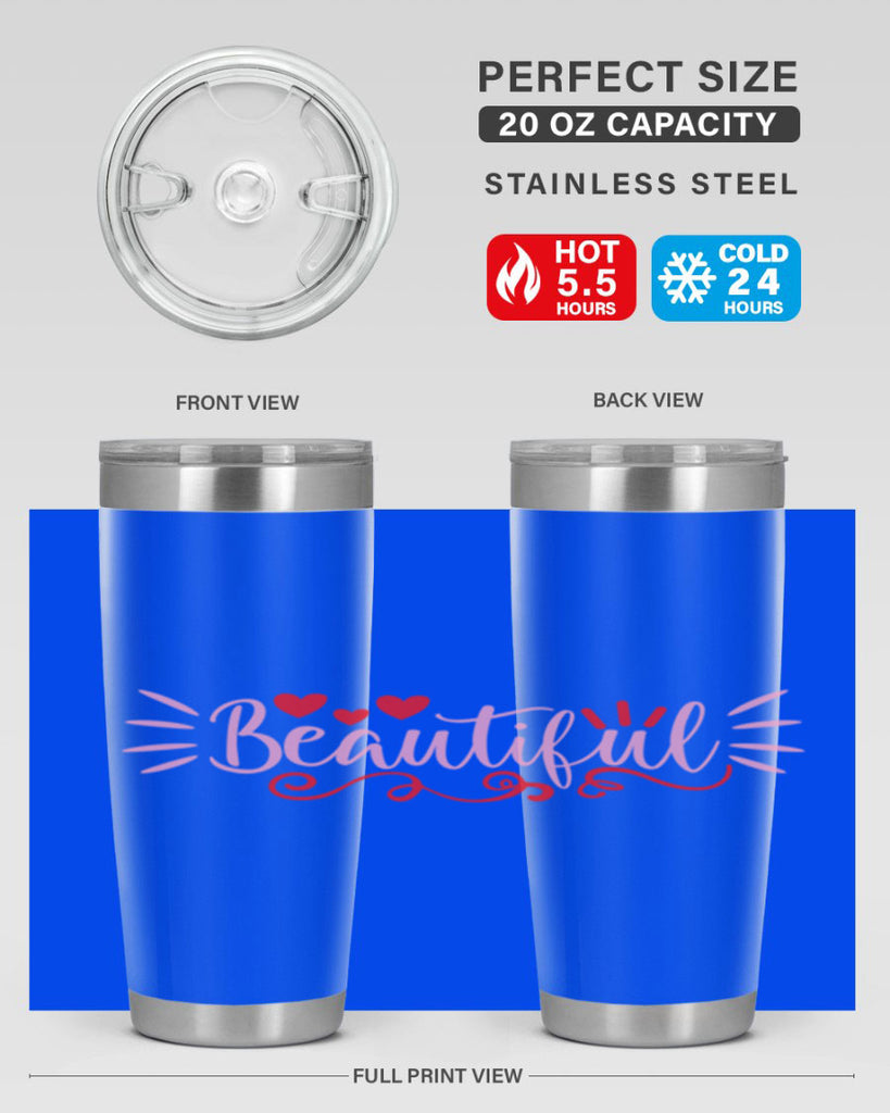 Beautiful Style 163#- make up- Tumbler