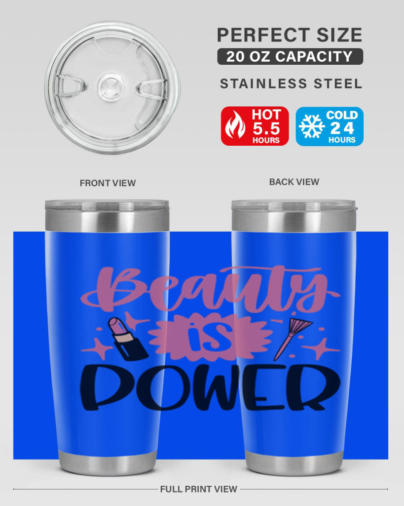 Beauty Is Power Style 135#- make up- Tumbler