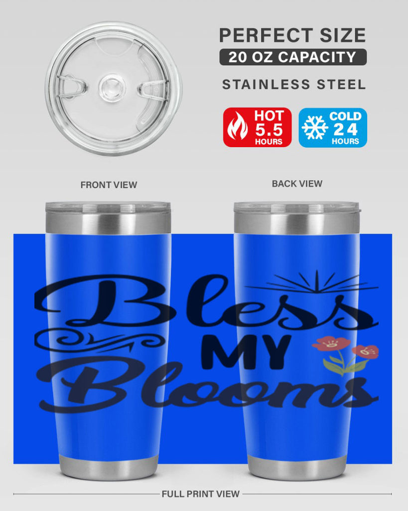 Bless My Blooms  66#- spring- Tumbler