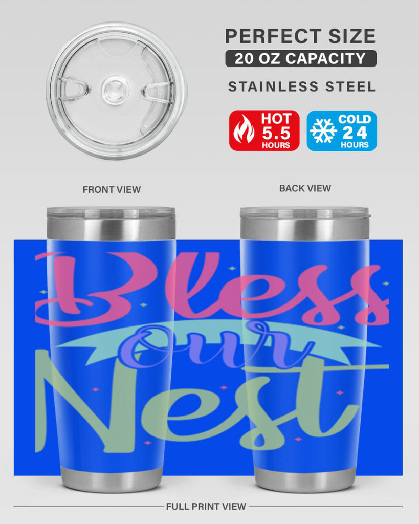Bless our nest 49#- spring- Tumbler