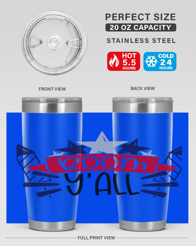 Boom Yall Style 146#- Fourt Of July- Tumbler