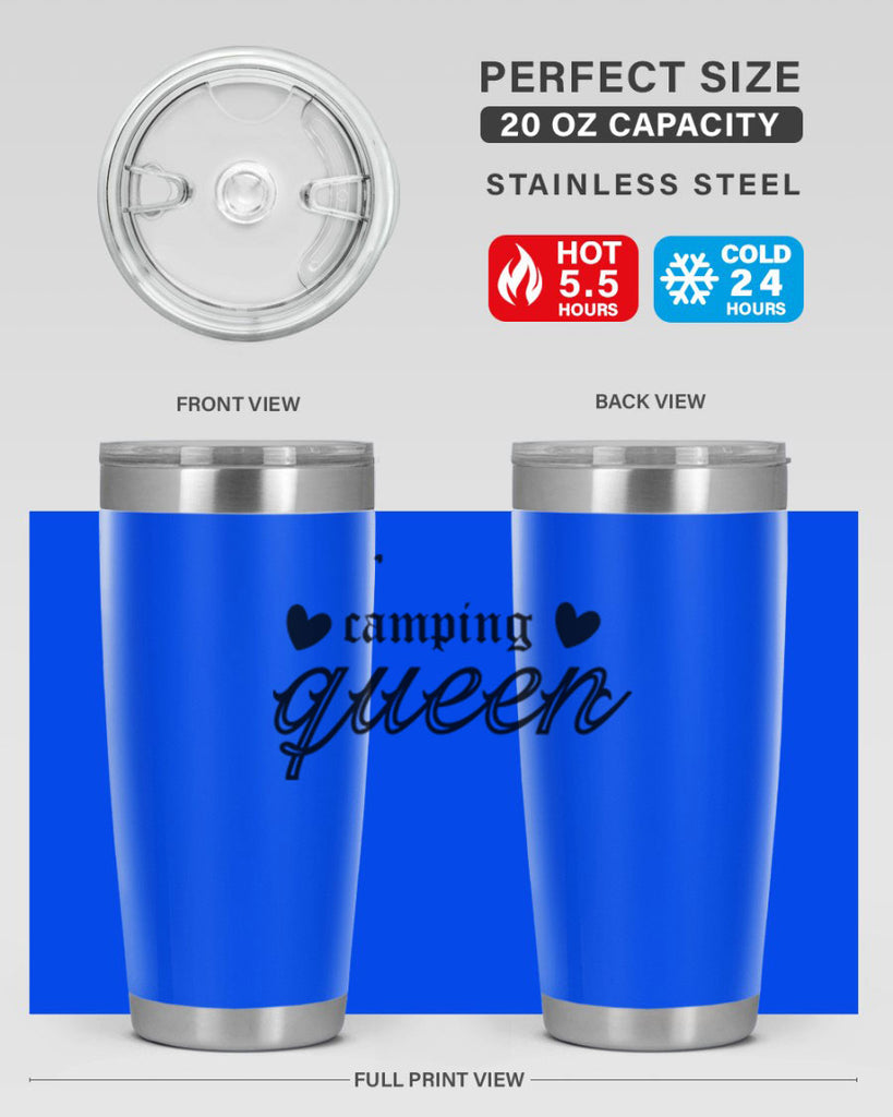 Camping queen 143#- zodiac- Tumbler