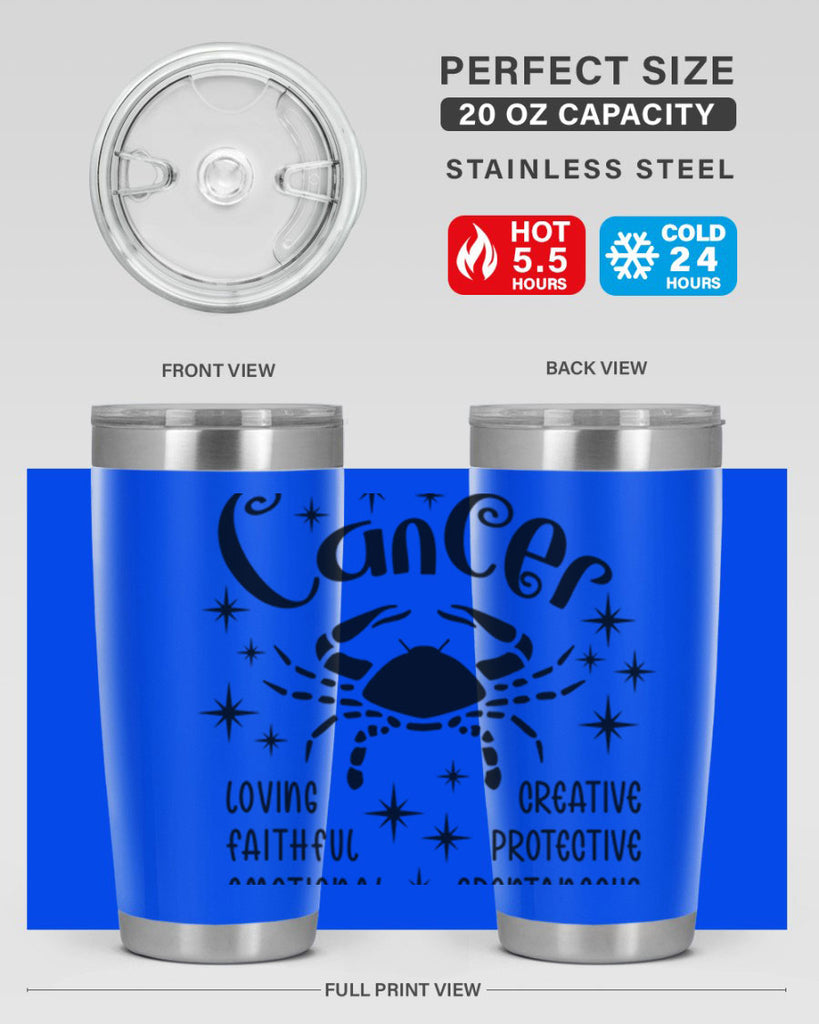 Cancer 144#- zodiac- Tumbler