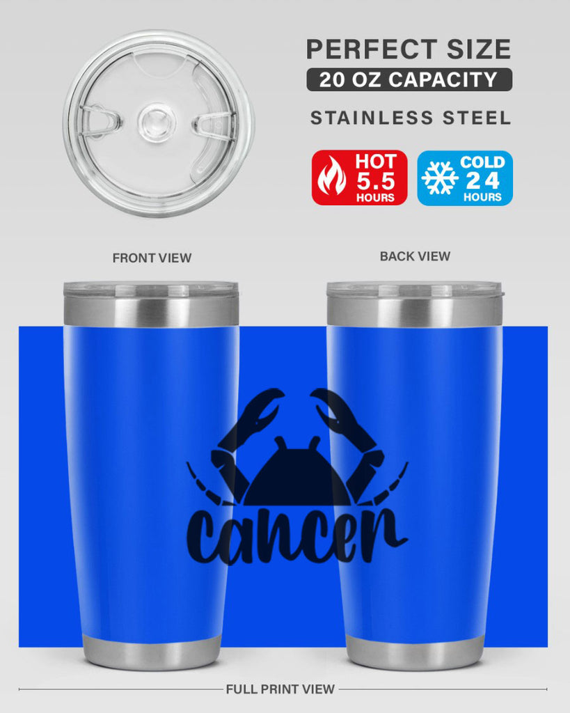 Cancer 156#- zodiac- Tumbler