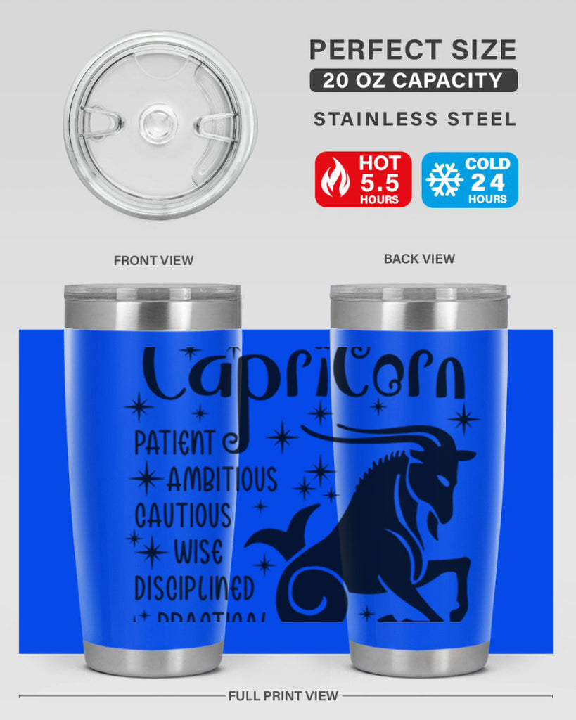 Capricorn 182#- zodiac- Tumbler